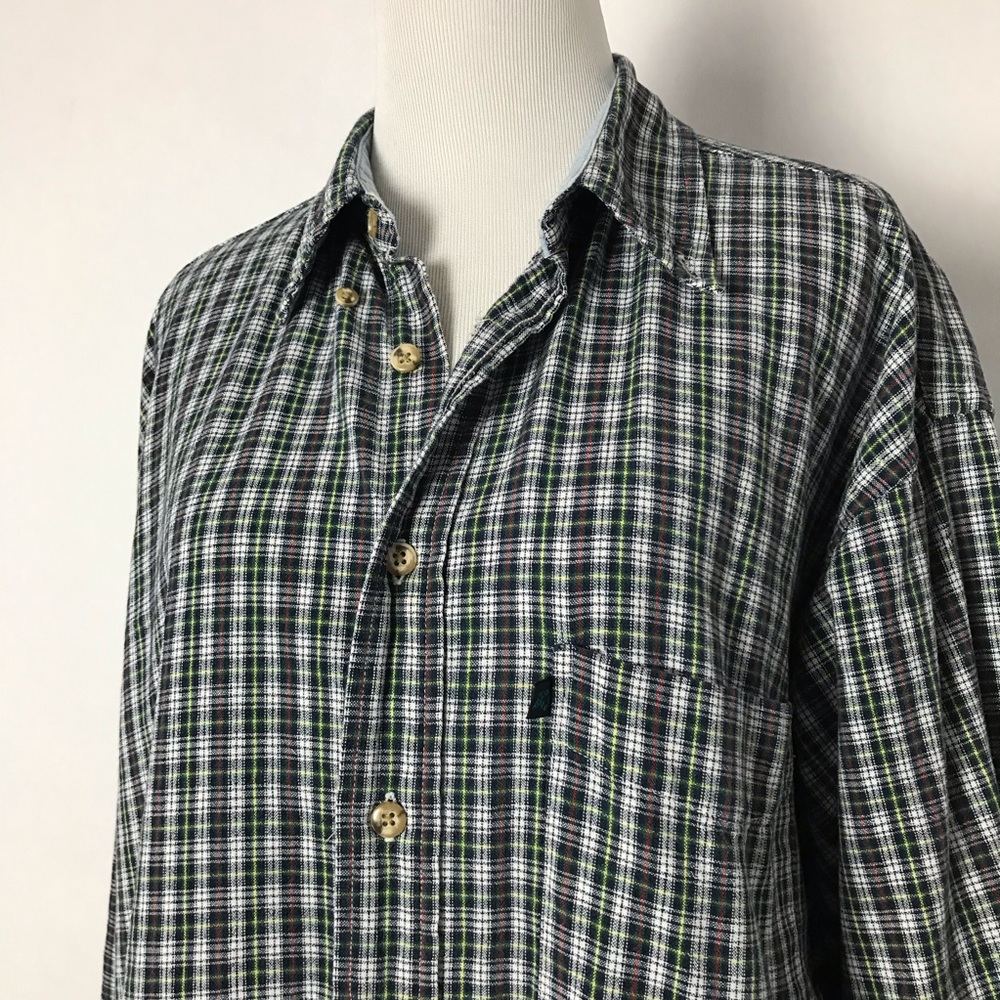 Pendleton Checkered Green Size Large Button Down … - image 2